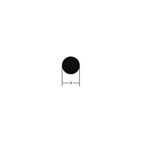 Messingprofil, rund Ø2,1 mm