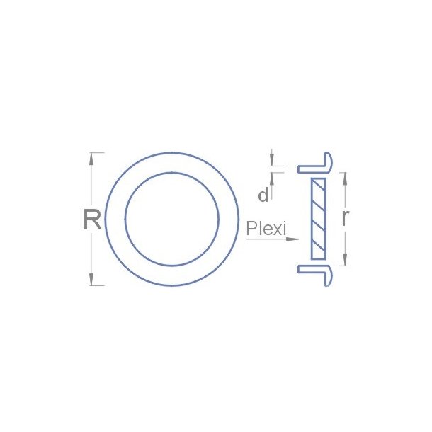 Koje afrundet, 5/3 mm, 10 stk