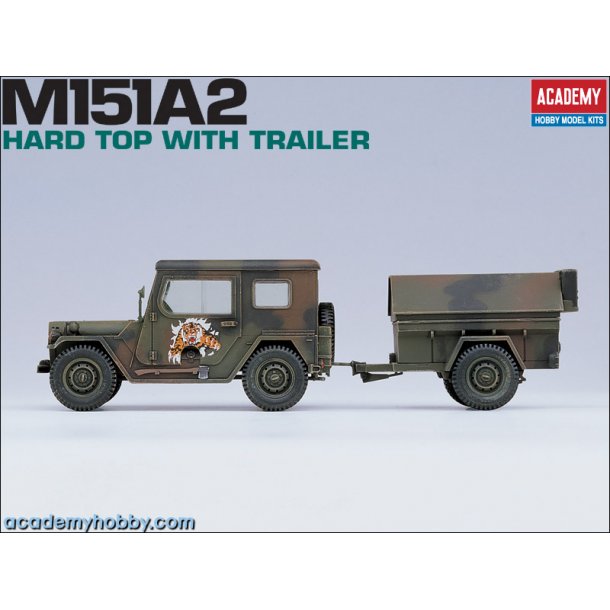 M151A2 Hard Top with Trailer
