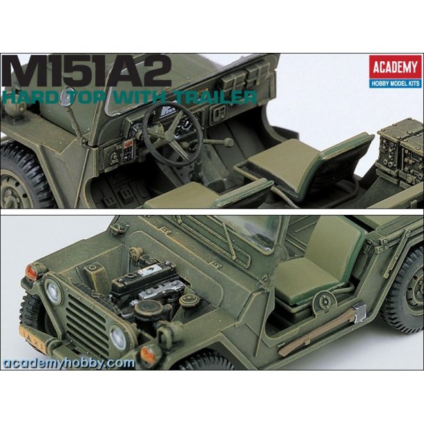 M151A2 Hard Top with Trailer