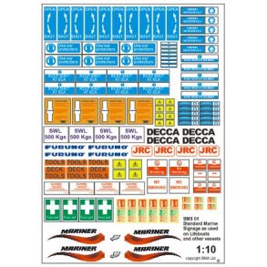 Standard marine skilte og mrker - skala 1/24-32