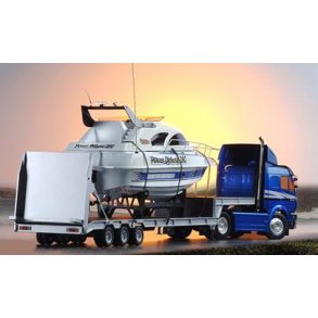 3-akslet transport-trailer til Tamiya lastbiler