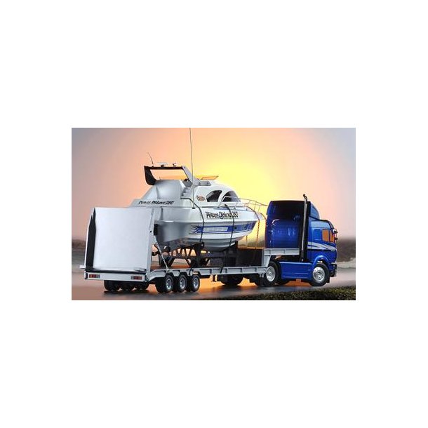 3-akslet transport-trailer til Tamiya lastbiler