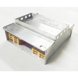 Palleskab i aluminium med 6 europaller, skala 1/14