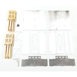 Palleskab i aluminium med 6 europaller, skala 1/14