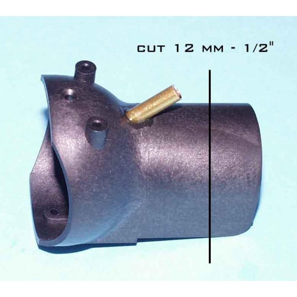 28 mm vandjetdyse med styrerenhed