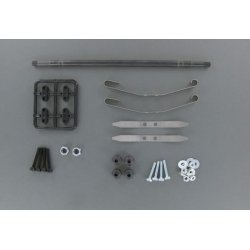 Aksel med bladfjedre til blokvogn