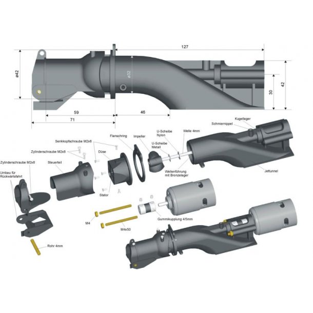 28 mm vandjetdyse KAMEWA