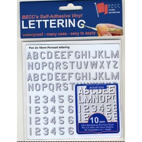 Bogstaver 10 mm US Navy Low Visibility