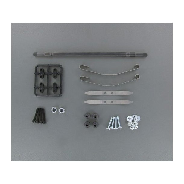 Aksel med bladfjedre til trailer