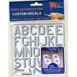 Bogstaver 25 mm US Navy Low Visibility