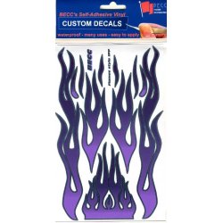 Flammer - Lys og mrk lilla og krom