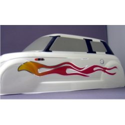 Flammer - Lys og mrk lilla og krom