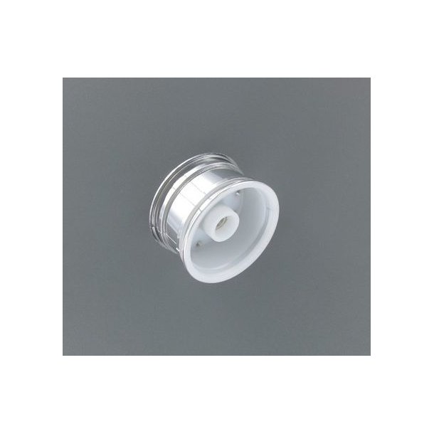 Bred forkromet flg til forhjul, 2 stk.