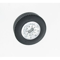 Bred forkromet flg til forhjul, 2 stk.