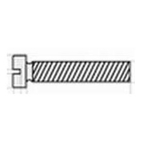 Cyl. Hoved Rustfri skrue DIN 84A - 2 x 20 mm, 10 stk.