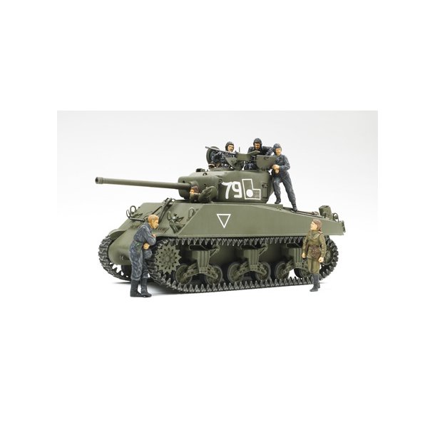 M4A2(76)W Sherman - Red Army (med 6 figurer)