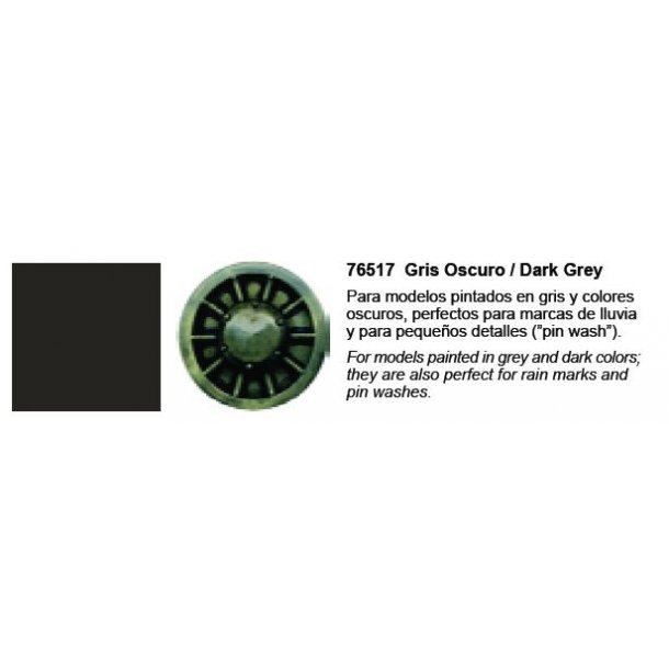 Dark Grey Wash (76517) - Vallejo 35 ml p?