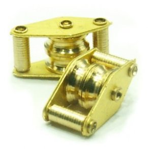 Rulle med 2 lejer, 6,3 x 2,5 mm