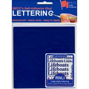 Bogstaver 10, 12 og 15 mm RNLI - fr 2004