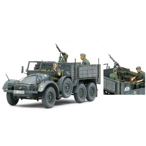 German 6x4 Truck Krupp Protze - w/Three Figures