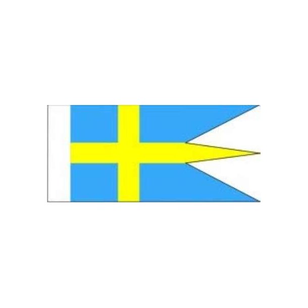 Svensk splitflag, st&oslash;rrelse E - 75 mm