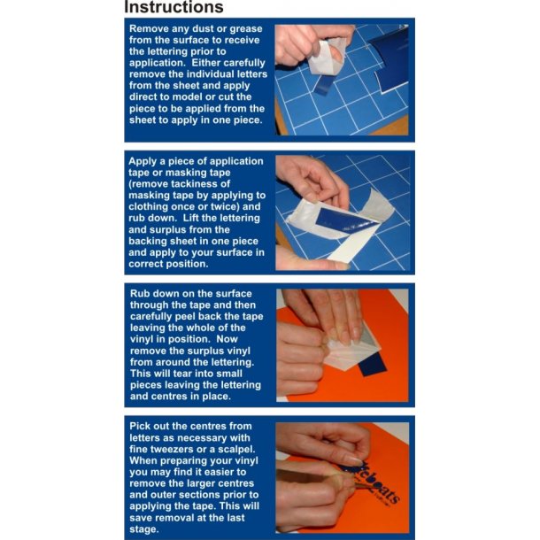 Bogstaver 8, 10, 12 og 15 mm RNLI - efter 2004