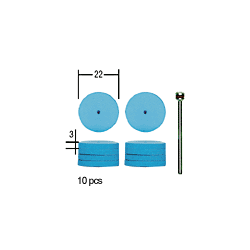 Proxxon Silikonepolerer, 10 stk.
