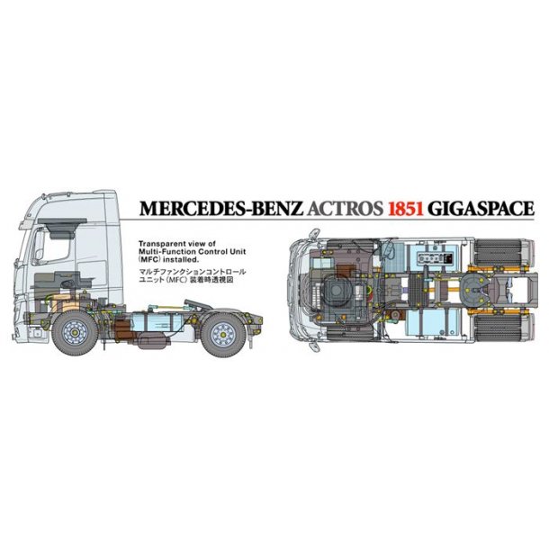 Mercedes-Benz Actros 1851 GigaSpace BLACK