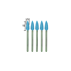 Proxxon Silikonepolerer, 5 mm, 5 stk.