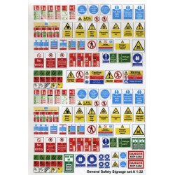 Diverse advarselsskilte og mrker - skala 1/32