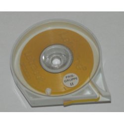 Letraline tape, sort flex, 0,40 mm x 16500 mm