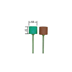 Proxxon Elastiske polerer, 14 mm, 2 stk.