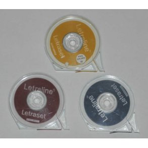 Letraline tape, grøn mat, 6,35 mm x 16500 mm