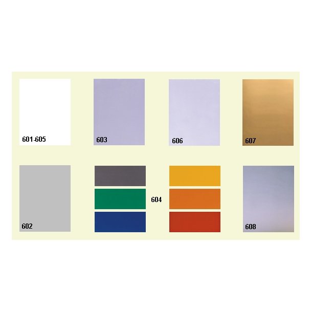 PVC-plade klar Brun, 0,23 mm