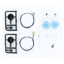 HELLA Angel Eyes, hvidt lys, krom