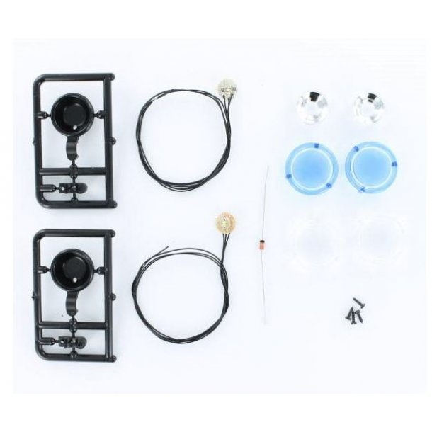 HELLA Angel Eyes, hvidt lys, krom