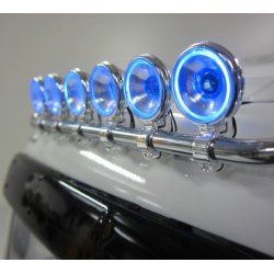 HELLA Angel Eyes, hvidt lys, krom