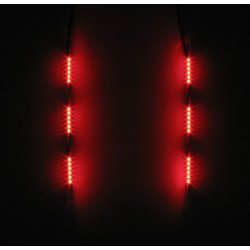 Lysliste Backfire3 - RD, 2 stk.