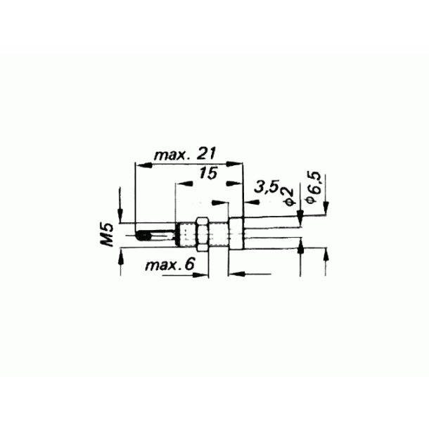 Bananbsning rd, 2 mm isoleret