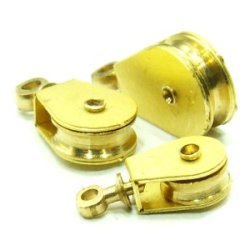 Blok med drejeje, 10,5 x 6,0 mm, 1 stk.