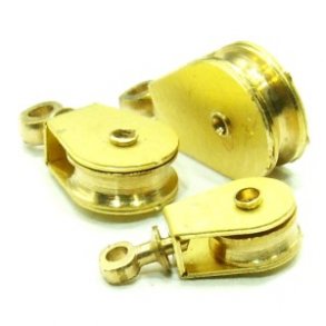 Blok med drejeje, 10,5 x 6,0 mm, 1 stk.