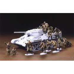 Russian Tank Crew and Infantery