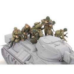 Russian Tank Crew and Infantery