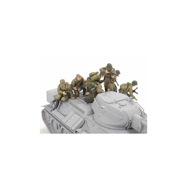 Russian Tank Crew and Infantery