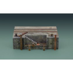 Havnekaj med trapper, skala 1/35