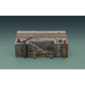 Havnekaj med trapper, skala 1/35