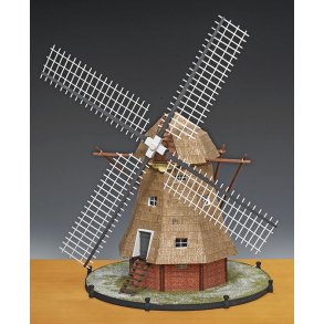 Konstruktionstegning: Vindmlle i skala 1/30