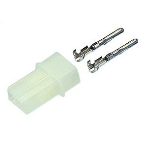 AMP hanstik, 2 polet, 4 stk.