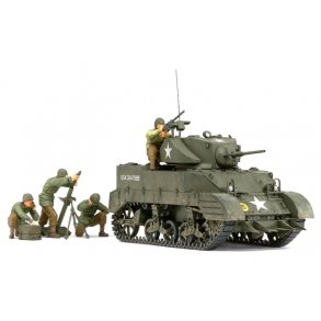 US Light Tank M5A1 - Pursuit Operation, 4 figurer